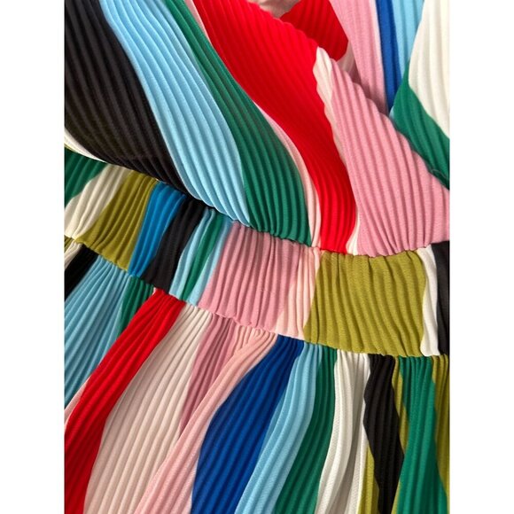 WAVERLY GREY Liberant pleated colorful cocktail dress - Picture 11 of 12